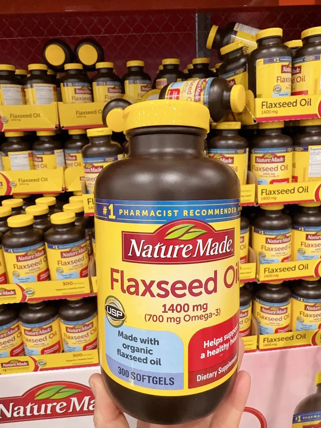 Nature made亚麻籽油1400mg300粒