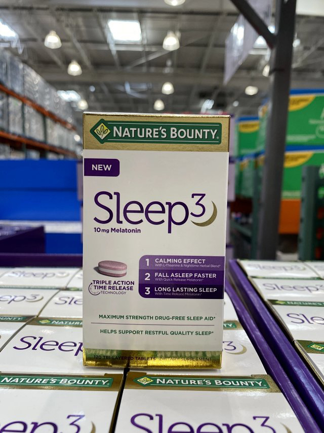 Nature's Bounty 自然之宝三层功能助眠褪黑素片120粒