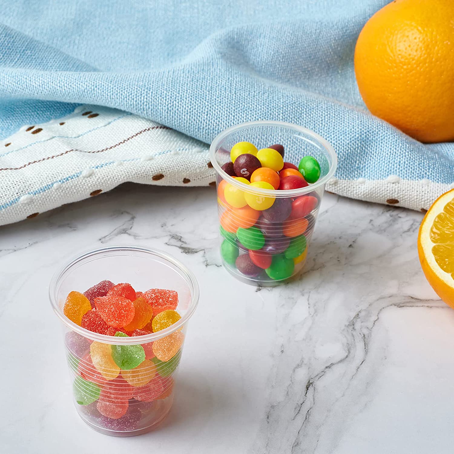 700 Pack 3 Oz Clear Plastic Cups, Disposable Mouthwash Cups for Any Oc