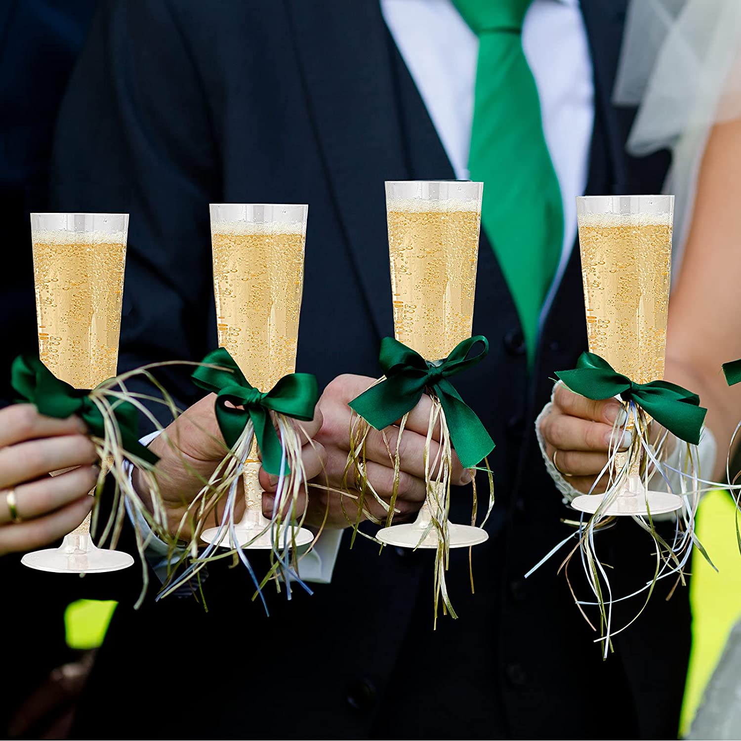 5oz. Plastic Champagne Flutes by Celebrate It™, 16ct. 