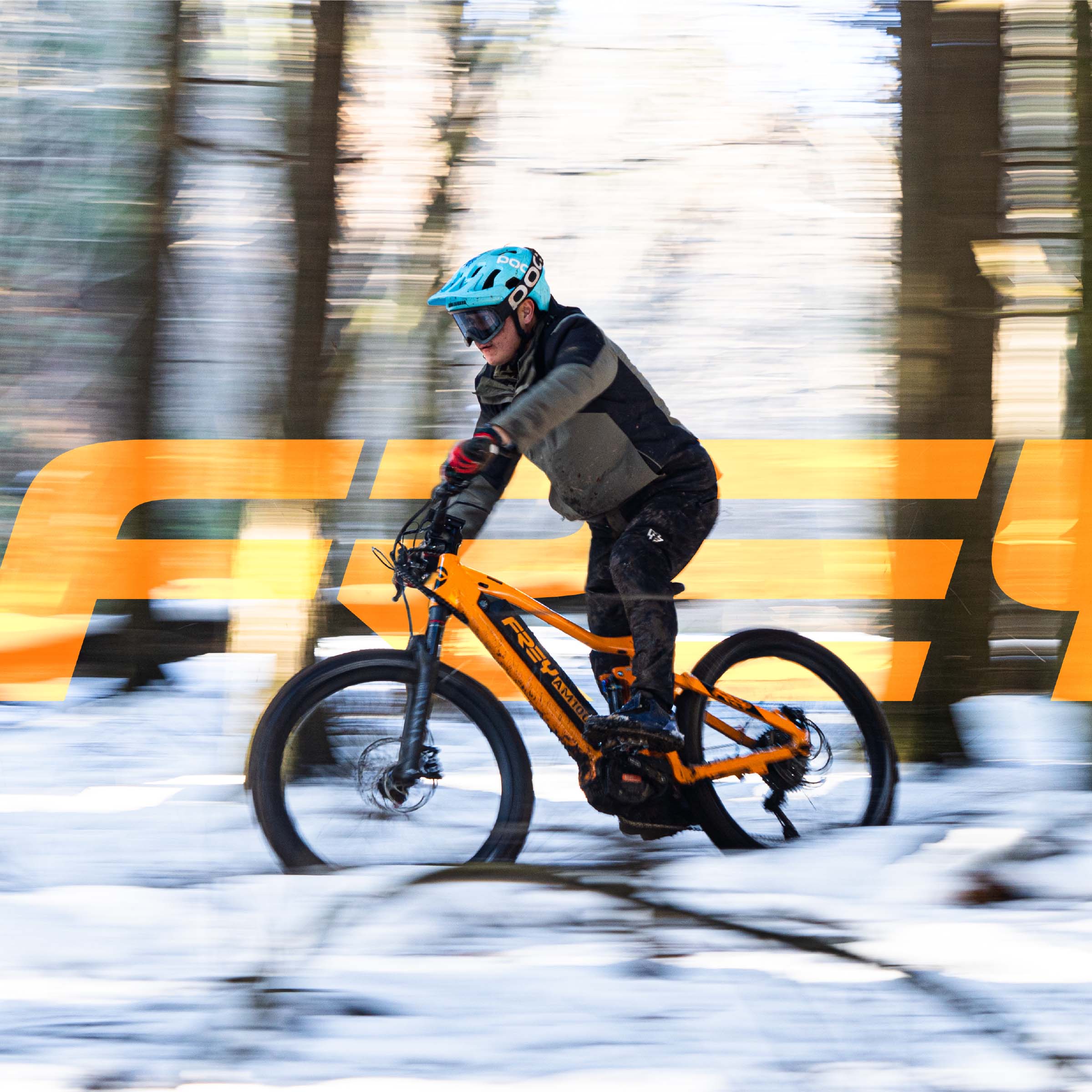 FREY AM1000 V5 Orange ebike best Full Suspension EMTB