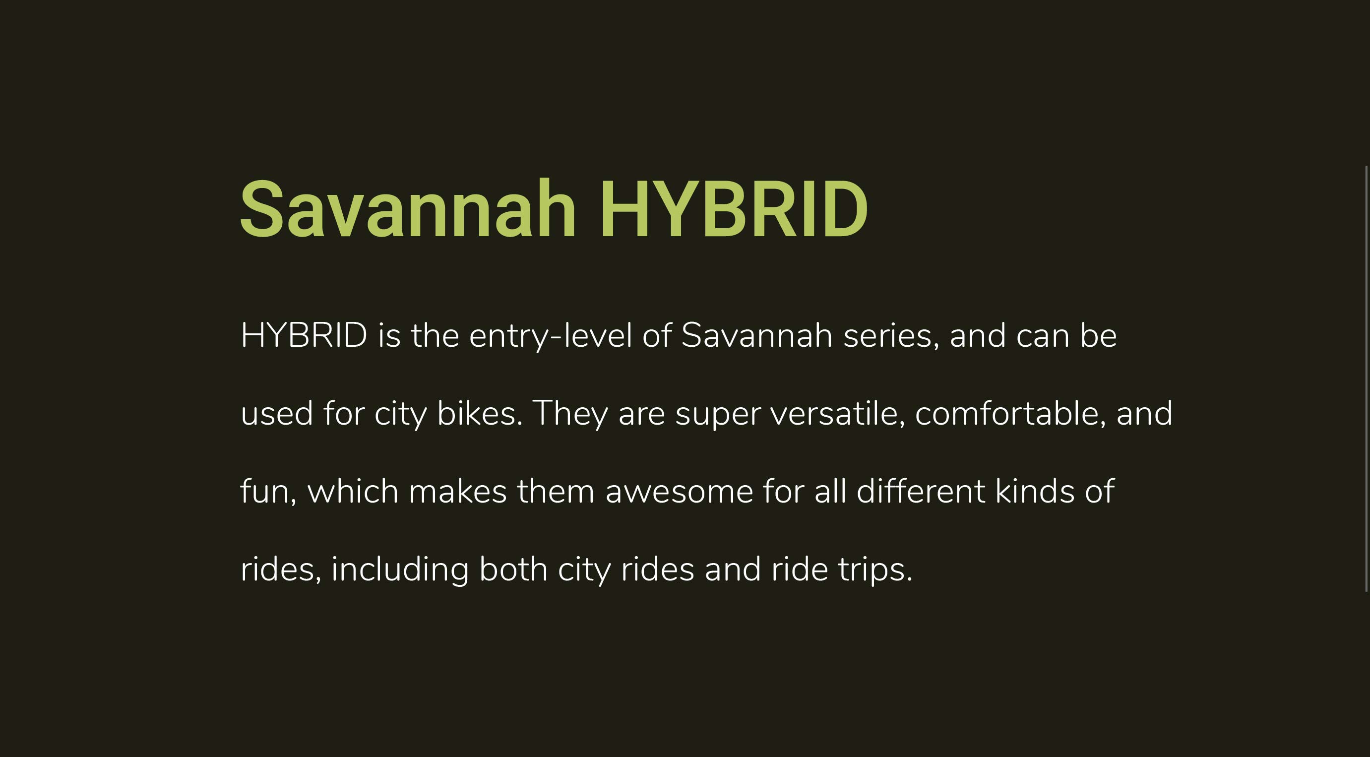Frey Bike Savannah Series 