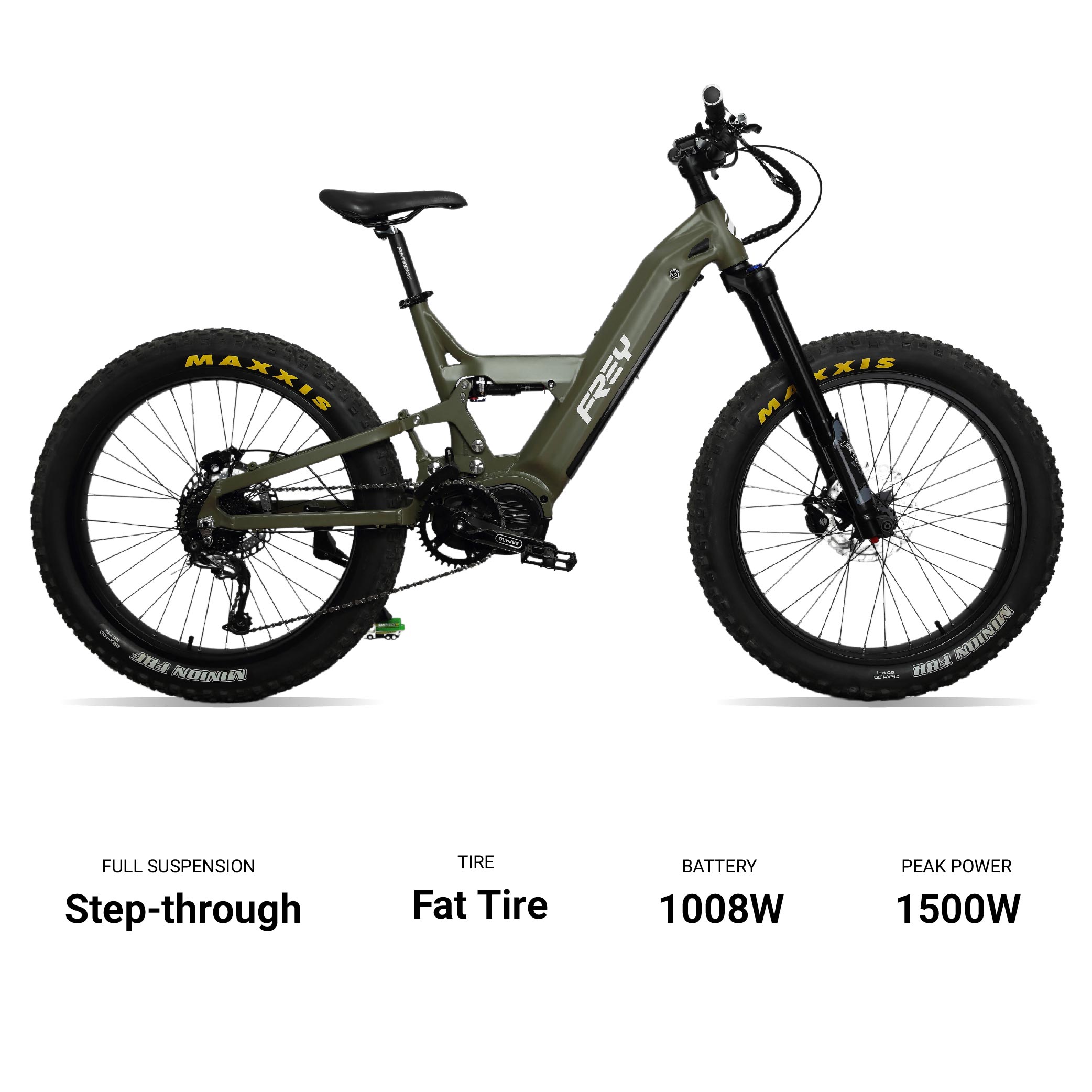 Full suspension fat online e bike