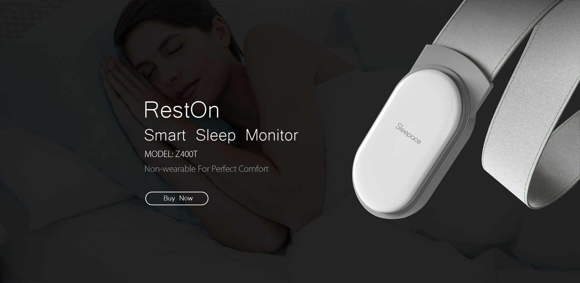 RestOn smart sleep monitor, sleep tracking, sleep management