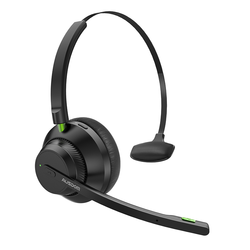 AUSDOM ANC8+ Active Noise Cancelling Headphones,Bluetooth 5.0 Over Ear