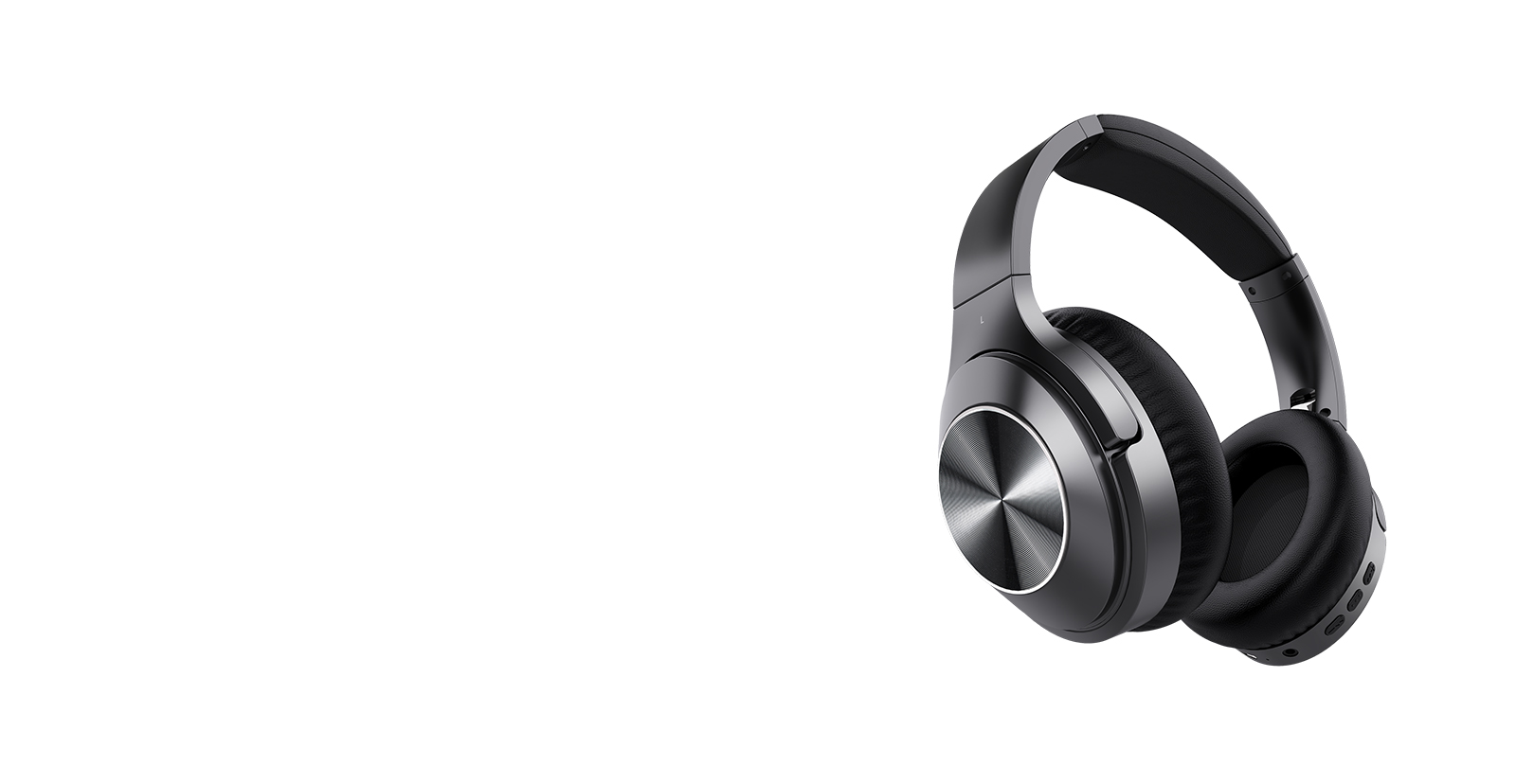 AUSDOM ANC7S Noise Cancelling Kopfhörer Bluetooth Kopfhörer Over Ear Headset mit Komfortablen Ohrpolstern 