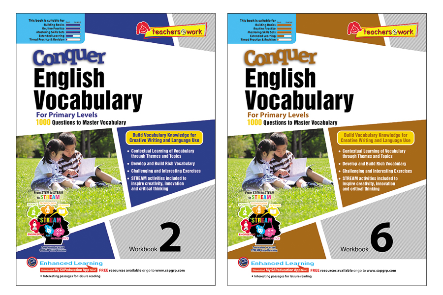 Conquer English Vocabulary For Primary Levels