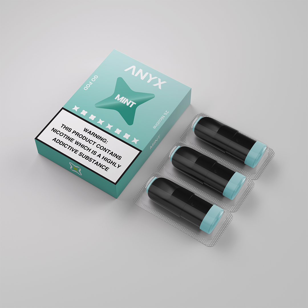 ANYX-Go-Vape-Pods-Mint-Vape-Flavors-One-Pack-contains-Three-Pods