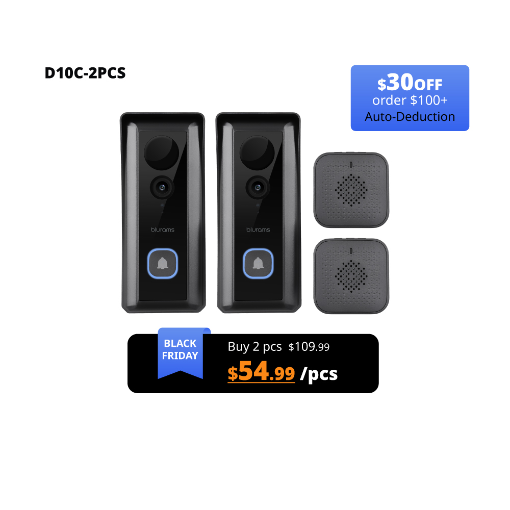 Black friday video fashion doorbell