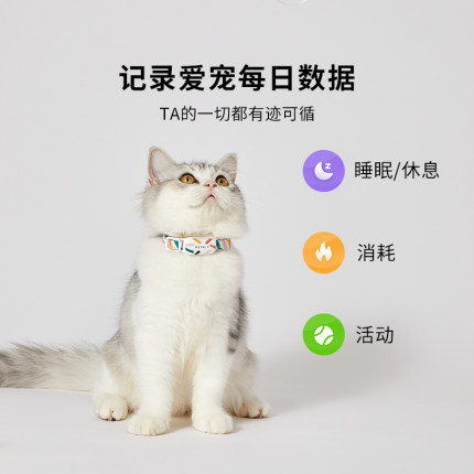 PETKIT 小佩宠物智能猫牌狗牌狗狗活动检测穿戴设备蓝牙寻猫寻狗