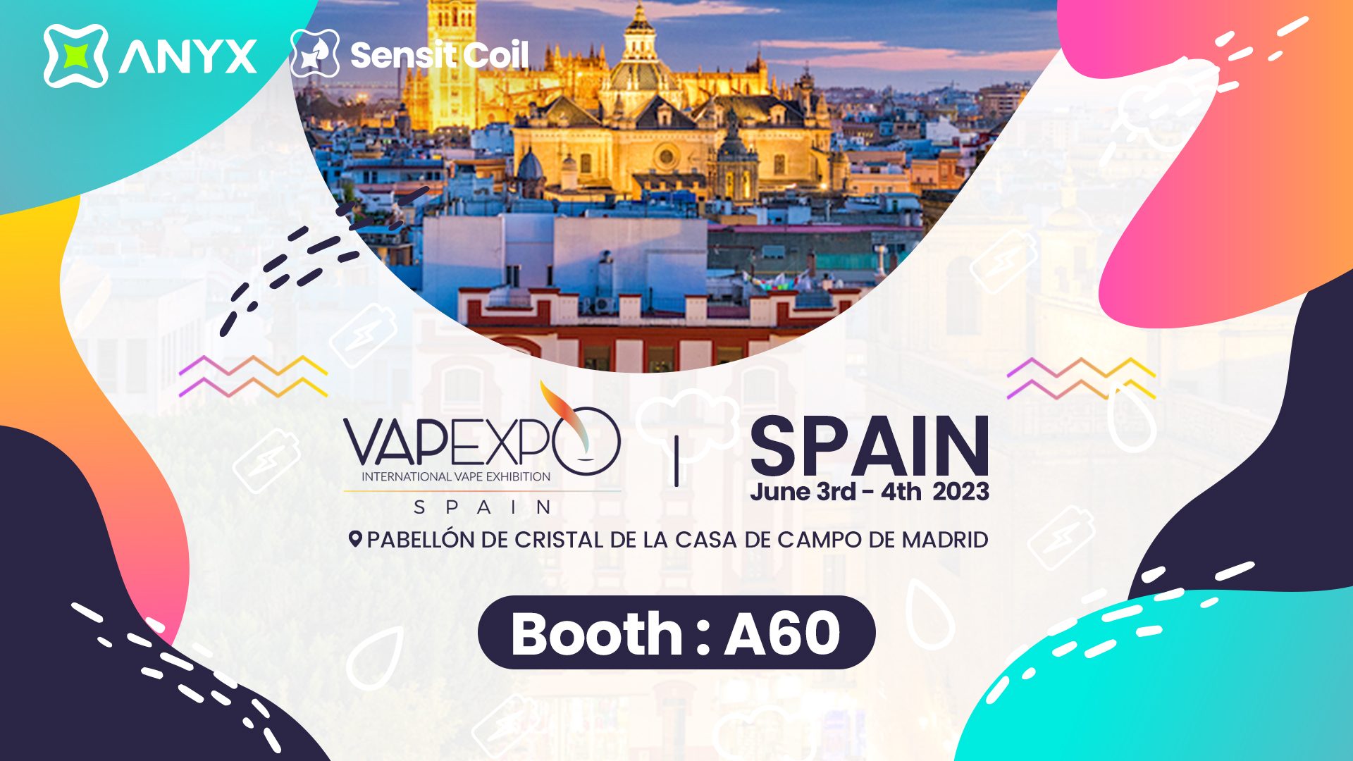 ANYX_Showcase_In_Spain_Vape_Expo_With_Sensit_Coil_Technology